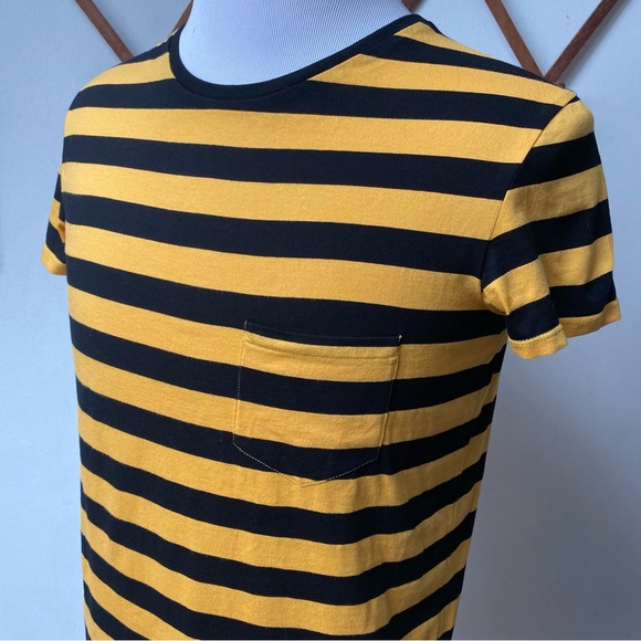 Saint Laurent Paris Striped Pocket Tee Mens Small - Picture 5 of 14
